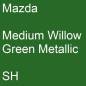 Preview: Mazda, Medium Willow Green Metallic, SH.